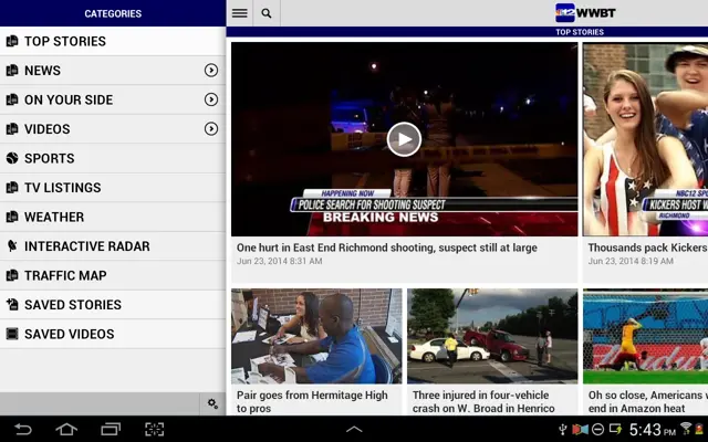 NBC12 News android App screenshot 4