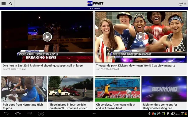 NBC12 News android App screenshot 6